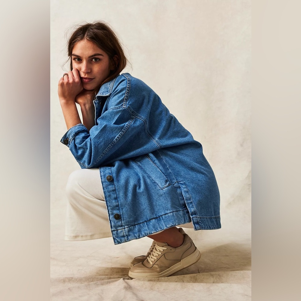 NWT Free People Blue Jean Jacket